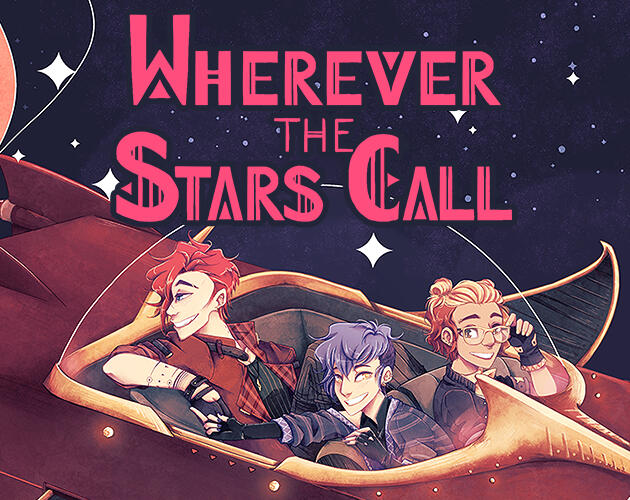 Icon for Wherever the Stars Call featuring the cast in a red cruiser.